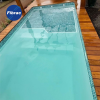 Thumbnail Piscina Cancun 6 blanca con playa y franja empastillada0